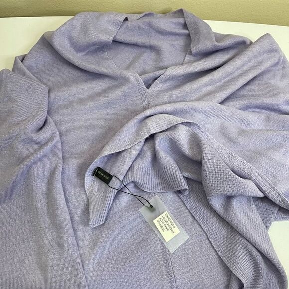 New!Poncho Pullover|One Size|Orchid Purple|100% Acrylic|Super Soft - Picture 11 of 12